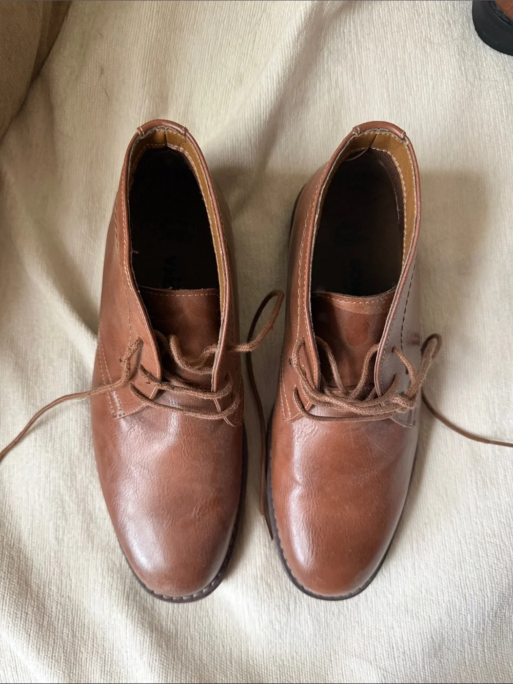 Sonoma Brown Leather Chukka Boots - Lace-Up Casual